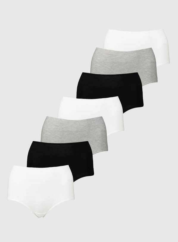 Buy Monochrome Full Knickers 7 Pack 26 Knickers Argos